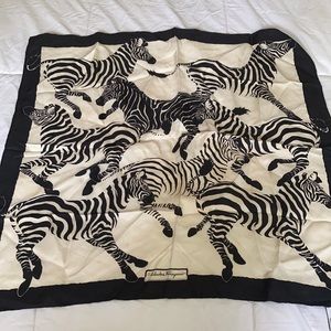 Salvatore Ferragamo silk scarf